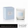 China Thick-based bottom scented jar candle with colorful folding box wholesale