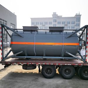 China High Capacity 20FT HCL Solvent Storage Container Convenient For Concentrated Liquid wholesale