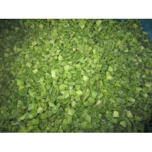 China New crop frozen green pepper dice, 10x10mm, 20x20mm; frozen diced green pepper supplier