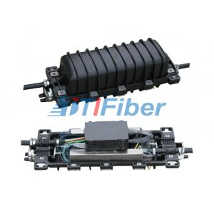 2 Input And 2 Output , In Line Outdoor Fiber Splice Enclosure With 12 Fiber Splice Tray