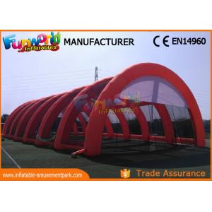 40mx20mx10m Inflatable Party Tent for Paintball Field Orange / White