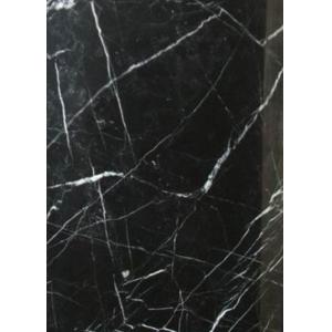 Black Marquina Nero Marquina Gloss Marble Floor Tiles Frost Resistance