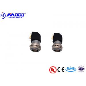 China Female Panel Mount Circular Connector 8 Pin EXG.1B.308 Printed Circuit With Two Nuts wholesale