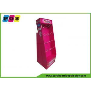 China Pink Printing Retail Power Wing Display Stand With Base And Plastic Pegs HD007 wholesale