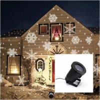 La CA reemplazable giratoria 85-260V IP65 de la lente del modelo de la lámpara 12 del proyector de la Navidad LED de la decoración del día de fiesta llevó la lámpara del laser