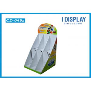 China 2 Tier Cardboard Corrugated Counter Display Stands For Supermarket Retail supplier