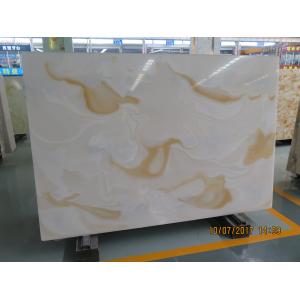 White Quartz Solid Stone Countertops / Solid Surface Kitchen Countertops