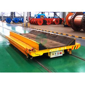 Industrial Material Handling Ferry Motorized Die Steerable Battery Powered RGV Rail Electric Coil Transfer Vehicle