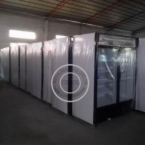 China OP-A410 Sliding Glass Door Supermarket Fridge with Good Compressor Condenser supplier