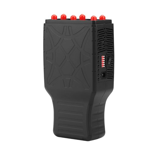 China Plastic 8 Antennas Portable 2G 3G 4G 5G WIFI Signal Jammer With Nylon Case wholesale