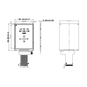 China Polcd 350 Nit 800X480 Affichage Ips de 5 pouces Affichage Tft Ips RVB 18 BITS 153 * 153 Um supplier