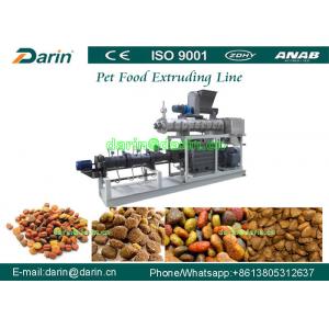 Two Ton Dry Dog food processing equipment / Floating Fish Food Extruding machine
