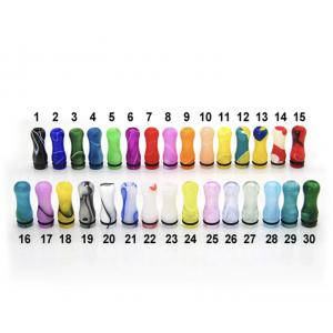 510 Long Acrylic Drip Tips Colorful E Cigarette Atomizer Vape Mouthpiece