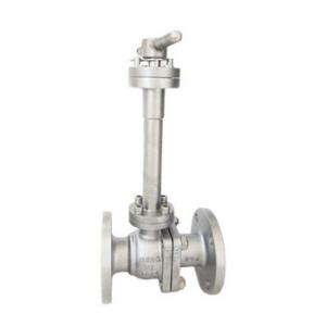 China Flanged Type Cryogenic Ball Valve Stainless Steel Light Weight DN25 - DN200 supplier