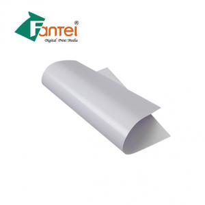 13oz White Pvc Banner advertising Hot Laminated With Good Tearing Strength