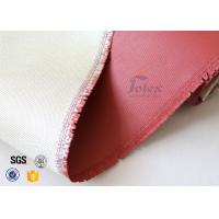 China 0.8mm High Silica Cloth High Temperature Silicone Coated Fiberglass on sale