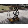 Portable Lightweight Double Scissor Lift Table Hand Operated 700 * 450 * 35mm