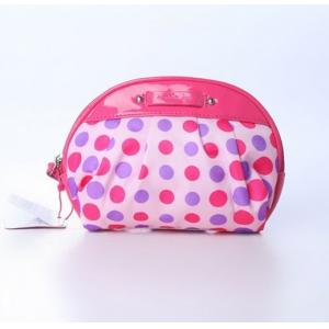 China Lovely Pink Cosmetic Cases Bags Lady Makeup Purse supplier