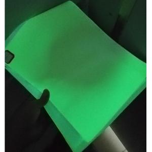 China Photoluminescent Glow In The Dark Pvc Sheet Apply In Printable Exit Sign 1.24m*45.7m / Roll supplier