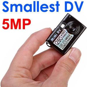 60 Degrees Lens Angle 1280 * 960 Smallest HD Mini DV Camcorders With 16GB  SD / TF Card