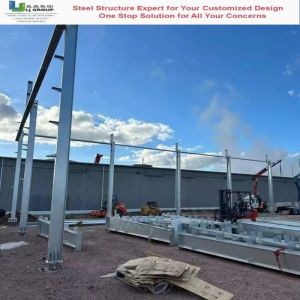 China CE Certified Prefabricated Steel Structure Warehouse with Galvanized Frame wholesale