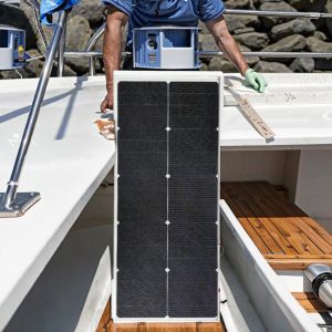 China 100w Flexible Solar Panel Kit Sunpower Mono Cell and TUV Standard Cable Included A Grade Mono Cell Flexible Solar Panel wholesale