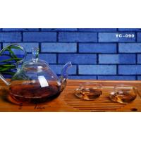 HOT SALE hand- made heat resistant borosilicated or pyrex microwave glass tea set microwave glass pot glass tea sets