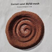 Garnet Sand mesh 30/60 for Sandblasting: Natural Abrasive medium, Mohs 7.0-7.5, Sa2.5-3