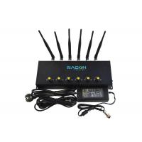 China 2G 3G 4G Cell Phone Signal Jammer 6 Channels With Adjustable Button on sale