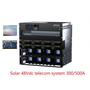 Pure Solar Integrated Telecom Solar Power Systems 3200w 300a Dc Flatpack 2