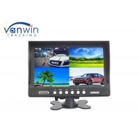 China 4CH car tft lcd monitor 7 inches with Quad Images for Van / Truck on sale