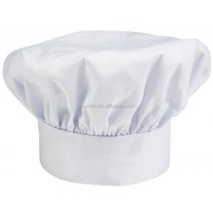 China Polyester Cotton Adjustable Chef Hat  Kitchen Cooking Chef Hat supplier