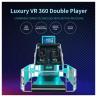 China Customize 9D VR Roller Coaster Simulator VR 360 Game Machine With VR Movement Platform GTX1050Ti 4GB Ram Customizable Plug Type wholesale