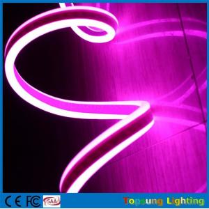 China best selling 12V double side pink led neon flexible light supplier