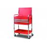 Printing Cold Steel Mobile Shop Automotive Service Cart , Utility Cart With