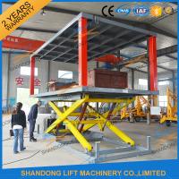 China Hydraulic Electric Type Portable Fixed In Ground Car Lift For Parking With CE on sale