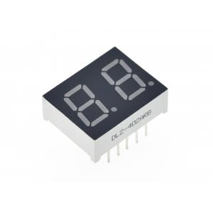 China SMD 0.50 inch 7 segment display 2 digit in Super Yellow/Green Common Anode supplier