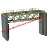 Multi-span Single Lane Steel Box Girder Bailey Bridges Structural Formwork Truss