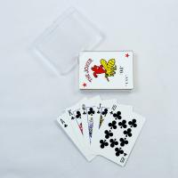 China ESV Custom Printed Classical White Casino Playing Cards With Clear Box Print Make Premium Gold Foil Playing Card on sale
