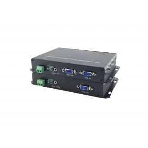 China HD 2 channel VGA To Optic Converter VGA Video Audio Extender VGA Fiber Optic Transmitter & Receiver supplier