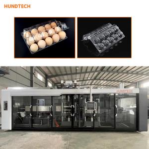 Clear Plastic PS Egg Tray Forming Machine 12X2.7X2.4m Eco Friendly