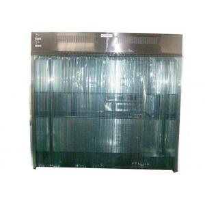 SS 304 Sheets Dispensing Booth With PVC Curtain Door HEPA Filter