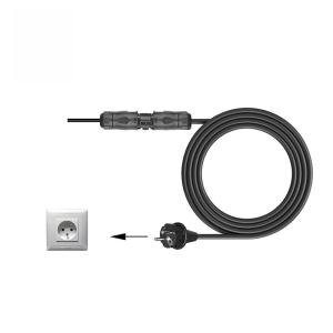 China 5m Europe Type Schuko Plug Power Cord For Microinverter Balcony PV Solar System supplier
