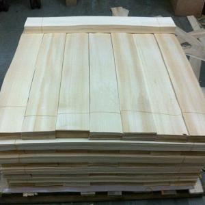 China Light Yellow Wood Flooring Veneer Natural , Hardwood Floor Veneer supplier