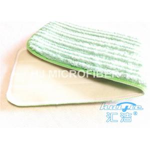China Strip Microfiber Floor Mop Pad For Kitchen Cleaning , Flat Floor Mop supplier