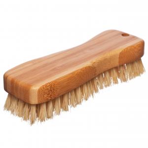 China Bamboo And Tampico Scrub Household Cleaning Brush 17x7.6x7.6cm supplier
