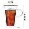 Dishwashers / Microwaves Glass Coffee Cup 3.58 Inches High Elegant Design