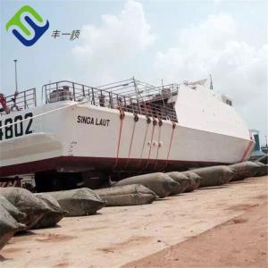 China Marine Natrual Rubber Ship Launching Airbags Inflatable 9 Layers supplier