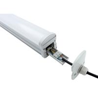 China 100LM/W Office LED Tri Proof Light Durable Linkable Waterproof on sale