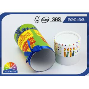 Recyclable Cardboard Paper Packaging Tube For Cosmetic , Perfume , Wine Glass Bottle Packing